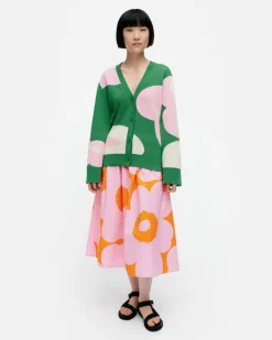 Marimekko Tyrske Poiminto Knitted Cotton Cardigan<Woman Knits & Sweaters
