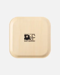 Marimekko Unikko 60 Anniversary Plywood Tray 20X20 Cm<Woman Kitchen & Dining
