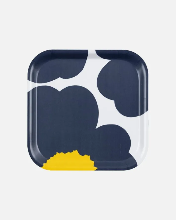 Marimekko Unikko 60 Anniversary Plywood Tray 20X20 Cm<Woman Kitchen & Dining