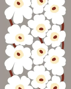 Marimekko Unikko Acrylic-Coated Cotton<Woman Printed Fabrics
