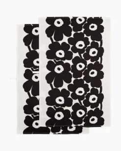 Marimekko Unikko Tea Towel 2 Pcs<Woman Kitchen & Dining