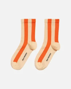 Marimekko Uurre Merirosvo Socks<Woman Socks