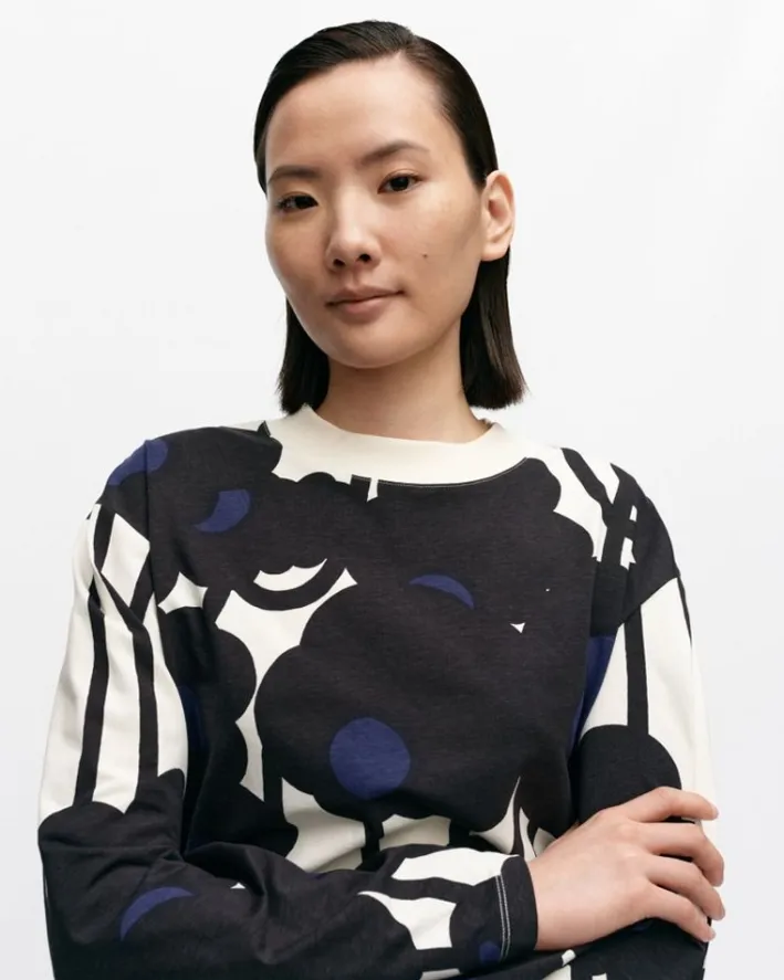 Marimekko Valkea Lammet Jersey Top<Woman Tops & Tunics