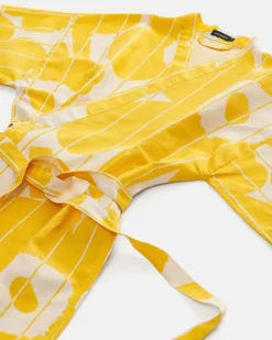 Marimekko Vesi Unikko Bathrobe<Woman Bath & Towels