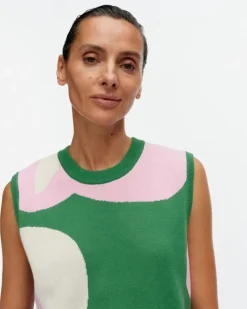 Marimekko Vesikko Poiminto Knitted Cotton Vest<Woman Tops & Tunics