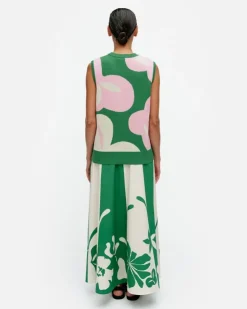 Marimekko Vesikko Poiminto Knitted Cotton Vest<Woman Knits & Sweaters