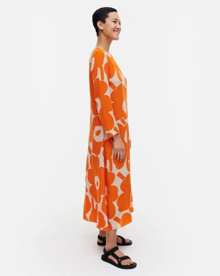 Marimekko Vesitse Unikko Cupro Dress<Woman Dresses
