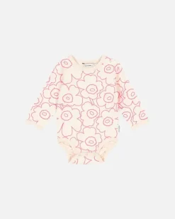 Marimekko Vinde Mini Piirto Unikko Bodysuit<Woman Kids' Clothing