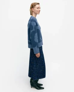 Marimekko Virtaus Unikko Knitted Wool Pullover<Woman Knits & Sweaters