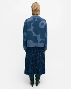 Marimekko Virtaus Unikko Knitted Wool Pullover<Woman Knits & Sweaters