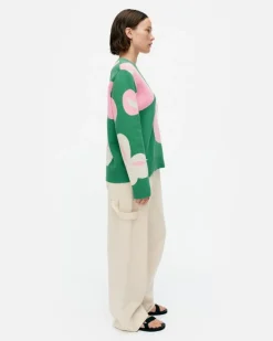 Marimekko Viuhko Poiminto Knitted Cotton Pullover<Woman Tops & Tunics