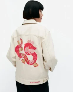 Marimekko Ystavyys Jalo Denim Jacket<Woman Coats & Jackets
